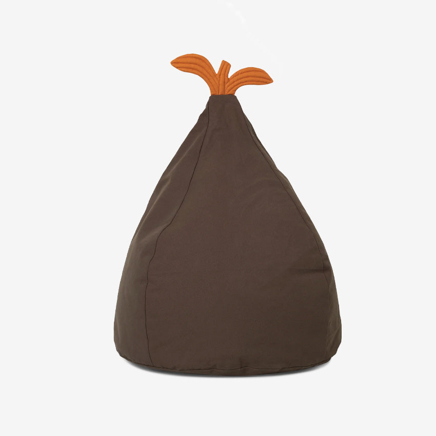 Ferm Living Pear Bean Bag - Stylish & Comfortable Lounge Chair for Kids & Adults - Perfect for Living Room, Bedroom, Playroom & Dorm Decor
