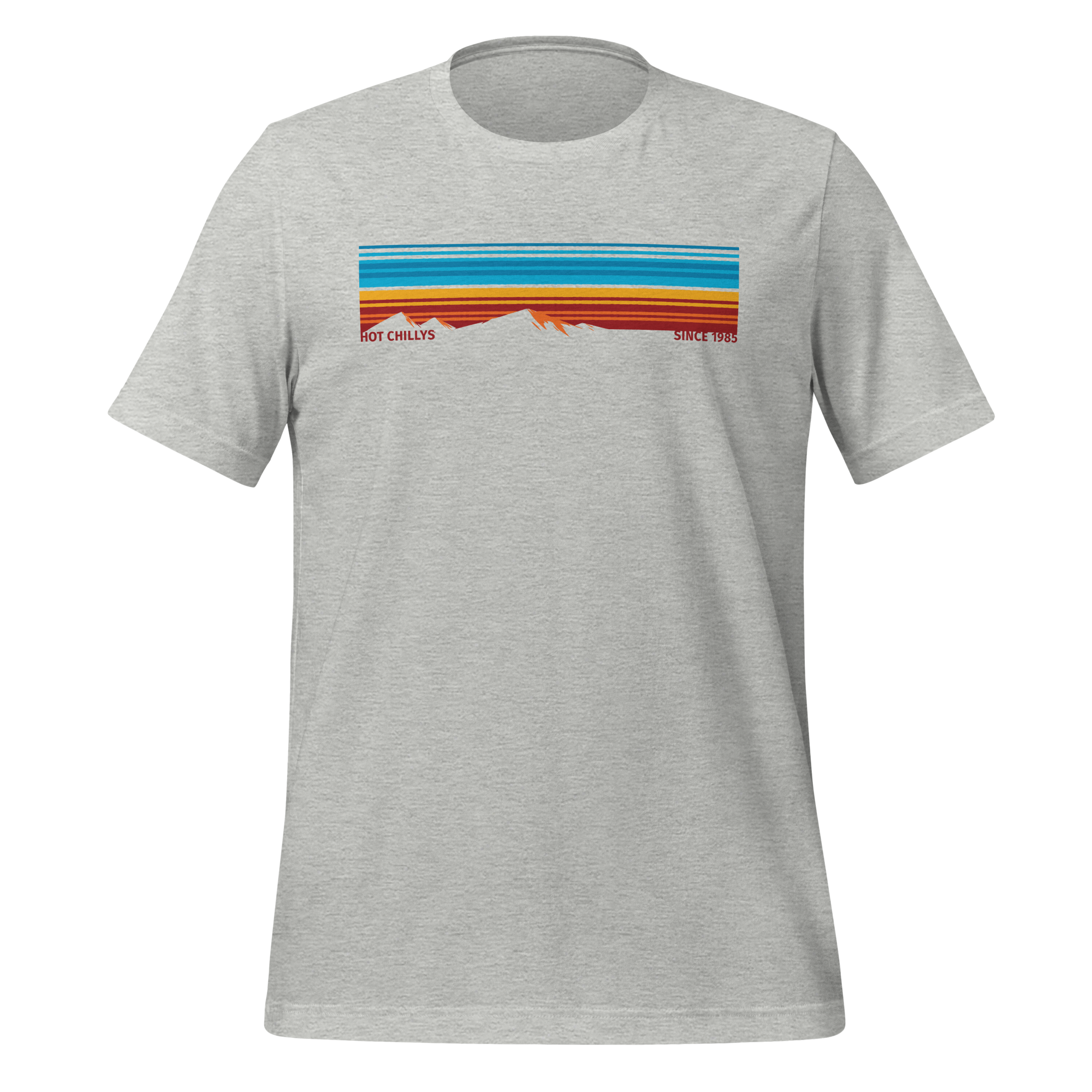Hot Chillys Mountain Range Unisex T-Shirt for Hiking & Outdoor Adventures - Breathable & Comfortable Activewear
