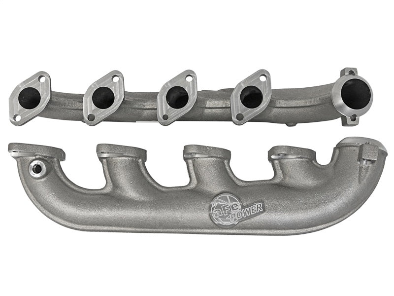aFe Bladerunner Performance Exhaust Manifolds for 2003-2007 Ford F-250 F-350 Super Duty 6.0L Powerstroke V8 Diesel Trucks - Improves Engine Power & Fuel Efficiency - Perfect for Towing, Off-Roading & Heavy-Duty Work