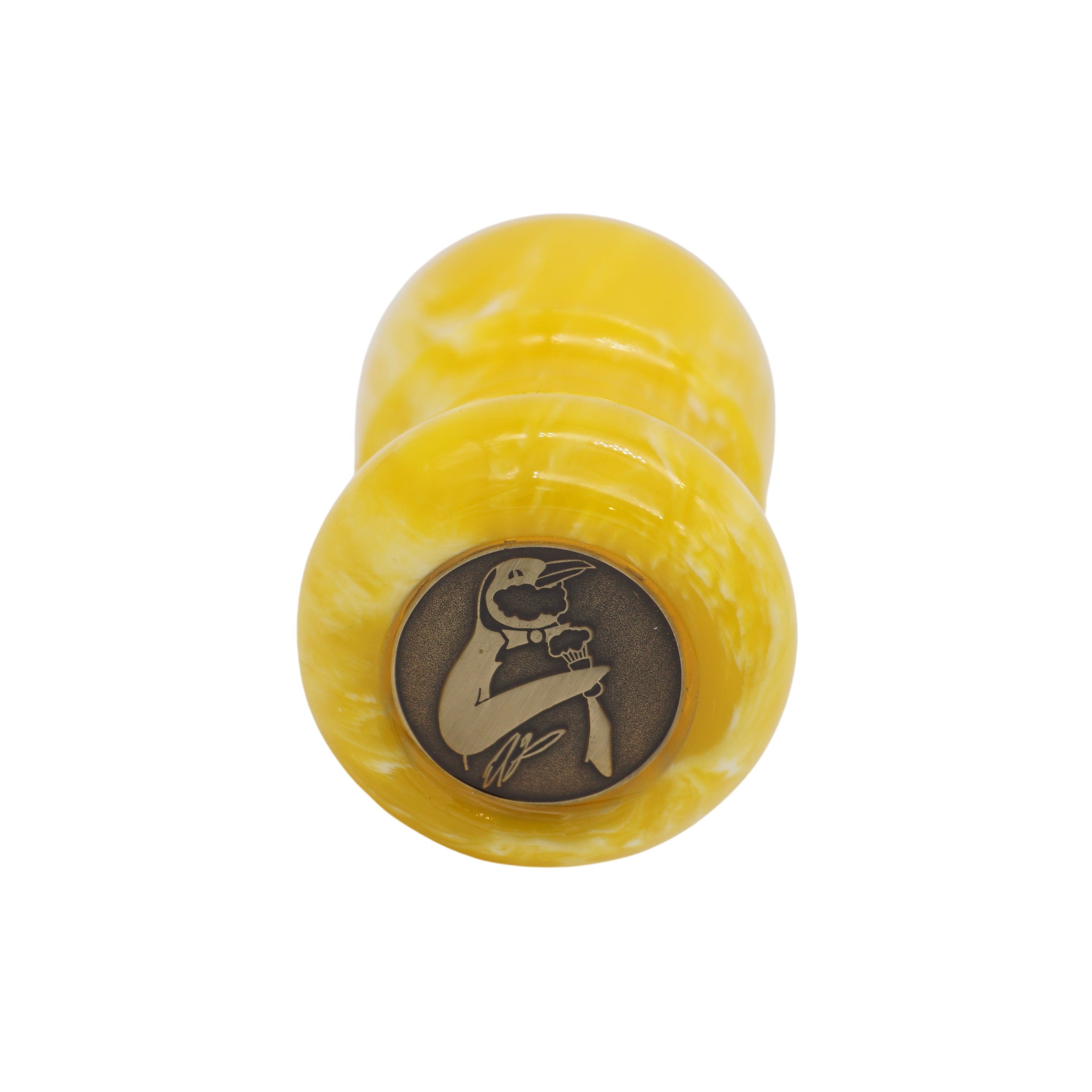 Premium Handcrafted Lemon Drop Shaving Brush Handle - Fits 24mm & 26mm Knots - Perfect for Wet Shaving & Grooming Gifts