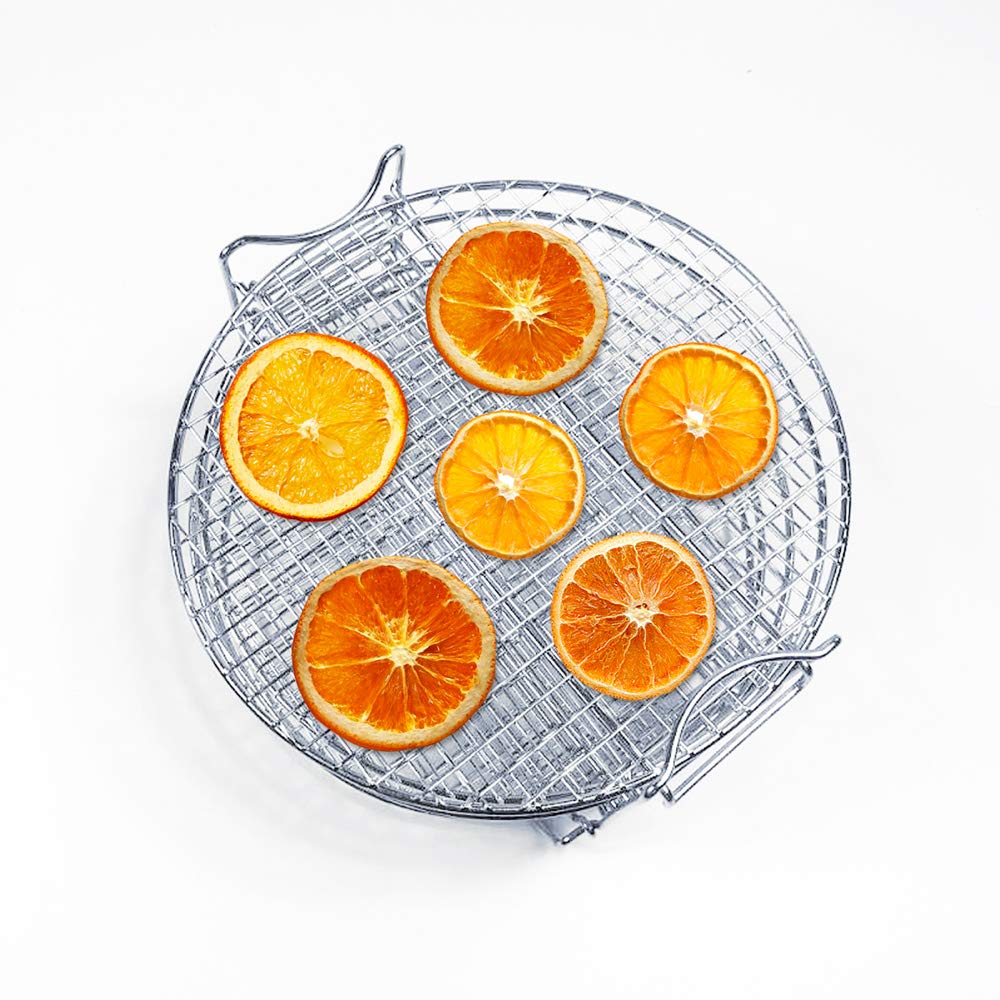 Ninja Foodi Dehydrator Rack Accessories for 6.5 & 8 Quart Pressure Cooker & Air Fryer - 5-Tier Stackable Stainless Steel Cooking Rack for Drying Fruits, Vegetables, and Jerky