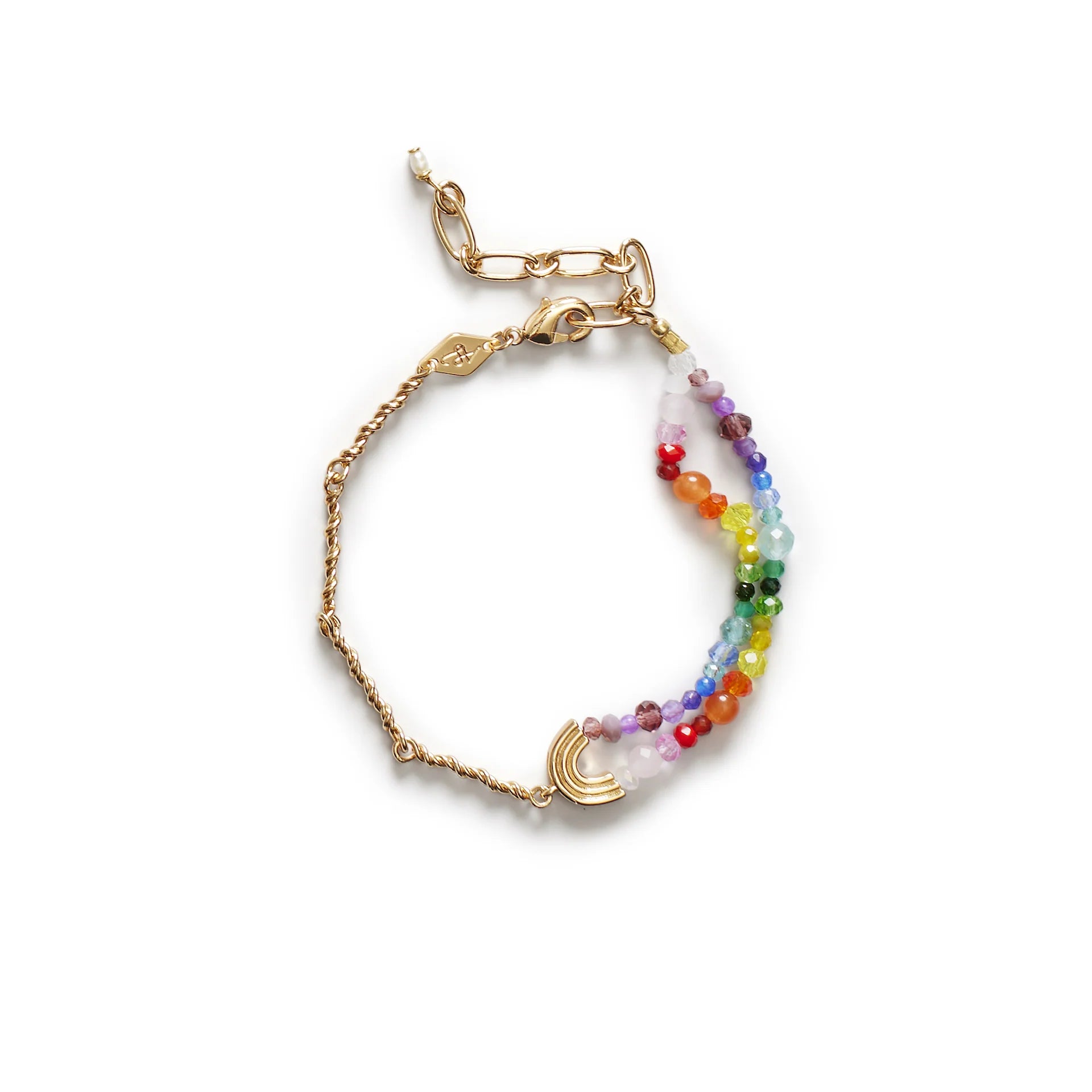 Double Rainbow Bracelet for Women - Colorful Beaded Friendship Jewelry Gift for Best Friend, Sister, Daughter | Perfect for Parties, Holidays & Everyday Wear