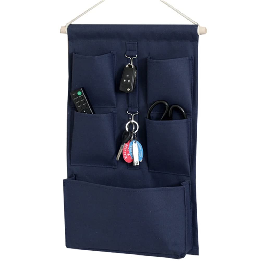 Multipurpose Hanging Storage Organizer for Sundries - Door & Bedside Fabric Storage Bag (Color: C) | Perfect for Bedroom, Bathroom, Closet & Nursery Organization