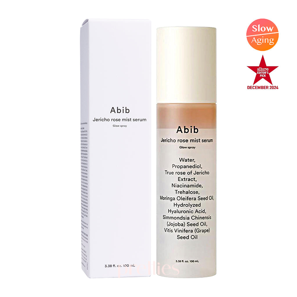 Abib Jericho Rose Mist Serum Glow Spray 100ml - Hydrating Facial Spray with Rose Extract for Radiant Skin | Perfect for Daily Skincare & Makeup Setting