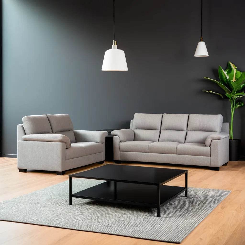 Krandell Soft Fabric Sofa - Pet Friendly, Durable & Comfortable Living Room Couch for Small Spaces - Perfect for Apartments, Lounging, and Family Gatherings