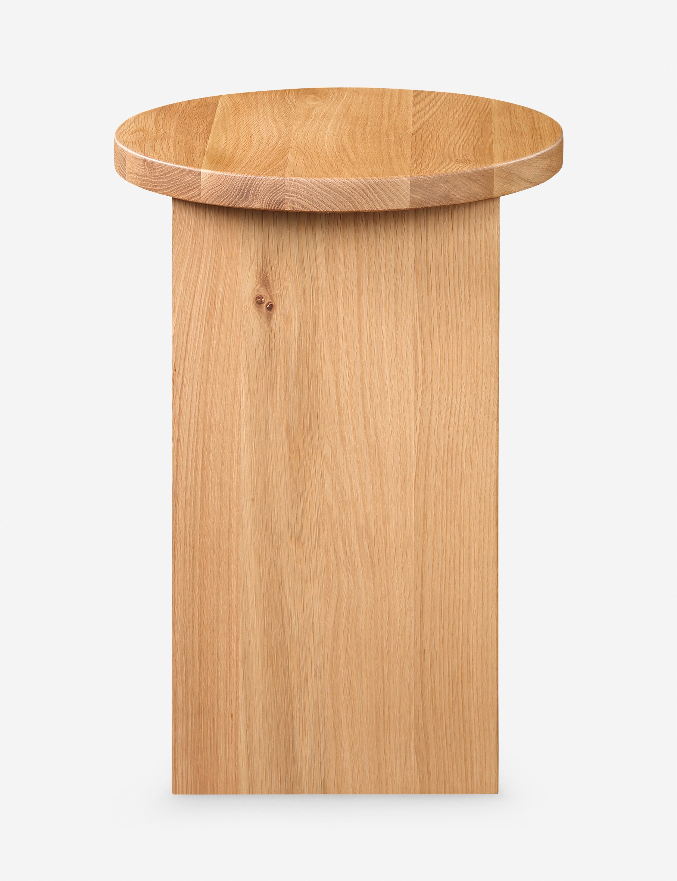 Durante Round Side Table - Modern End Table for Living Room, Bedroom & Office - Small Accent Table with Sturdy Metal Base - Perfect for Coffee, Books & Decor