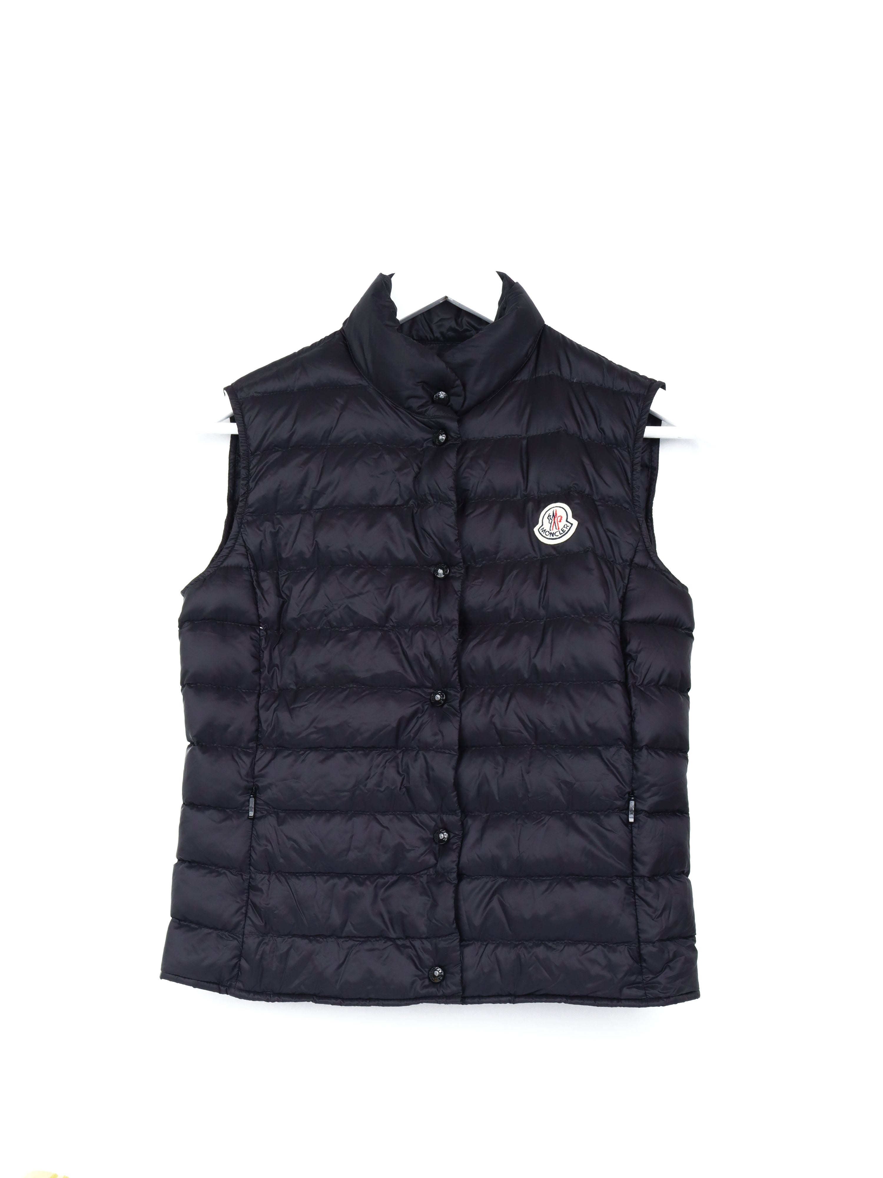 Moncler Men's Black Puffer Vest - Lightweight Warm Winter Jacket for Outdoor Activities & Casual Wear