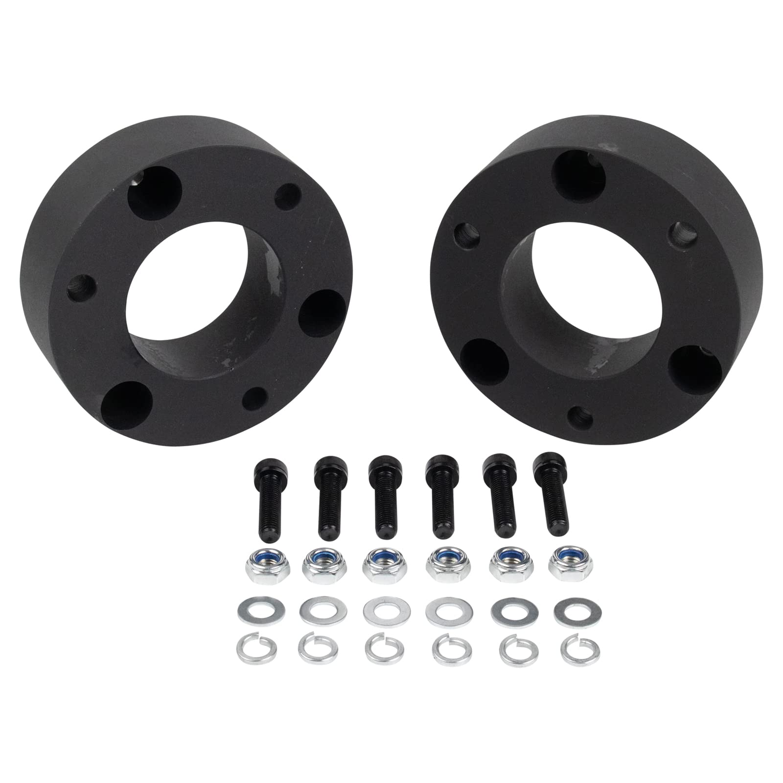 2.5 Inch Lift Complete Front Strut Shock Spring Assembly Set for 2009-2019 Ram 1500 - Heavy Duty Suspension Upgrade for Off-Roading & Towing