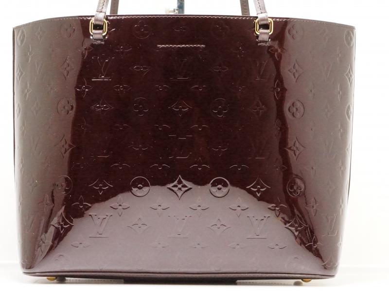 Authentic Pre-Owned Louis Vuitton Vernis Amarante Long Beach MM Shoulder Tote Bag M90475 220011 - Luxury Designer Handbag for Women, Perfect for Work, Travel & Everyday Use