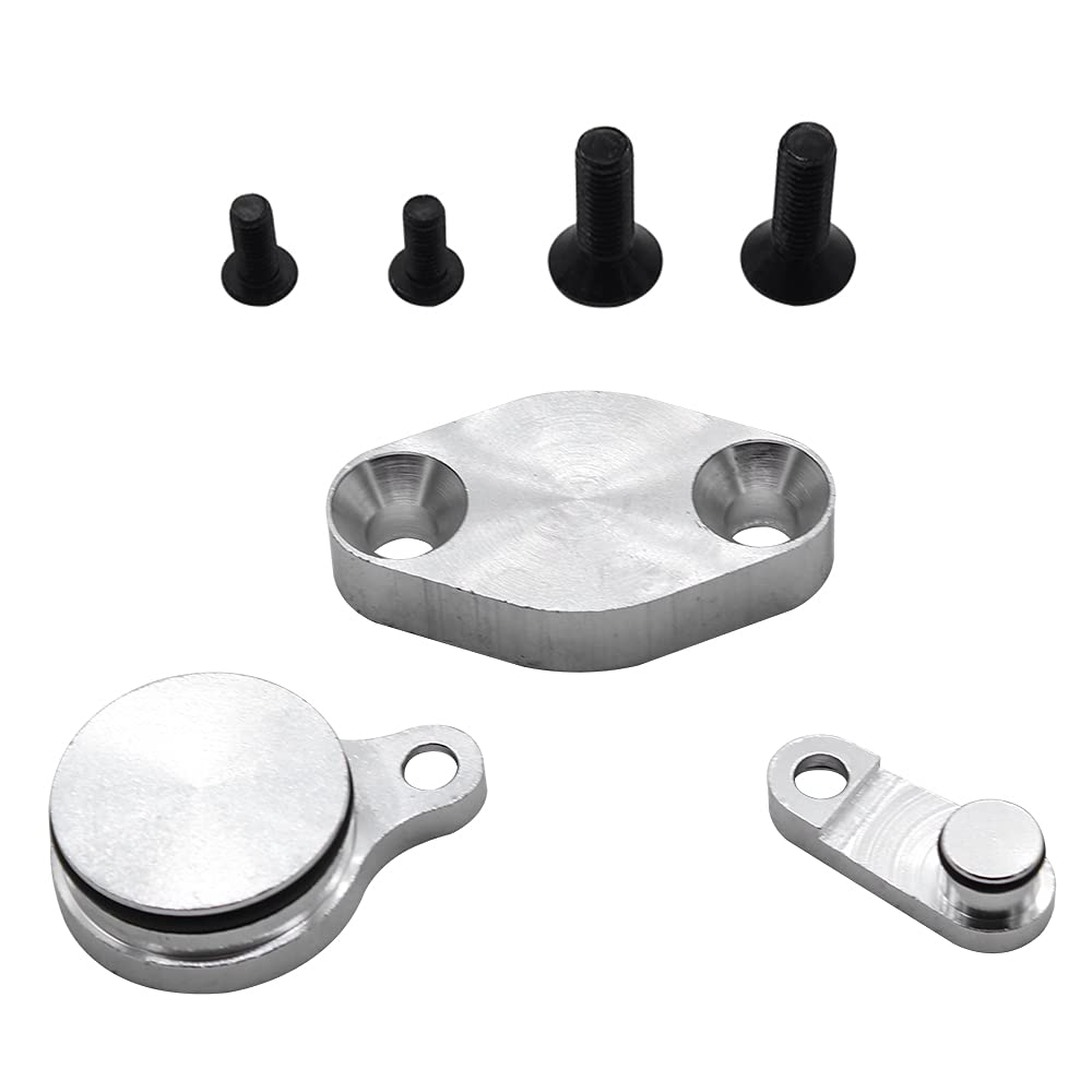 Ankeer LS EGR & EVAP Valve Block Off Plates Kit - Compatible with 5.3L 6.0L LM7 Engines - Intake/Exhaust Purge Solenoid Plug - Perfect for Performance Upgrades & Emissions Delete (Truck, SUV, Off-Road Use)