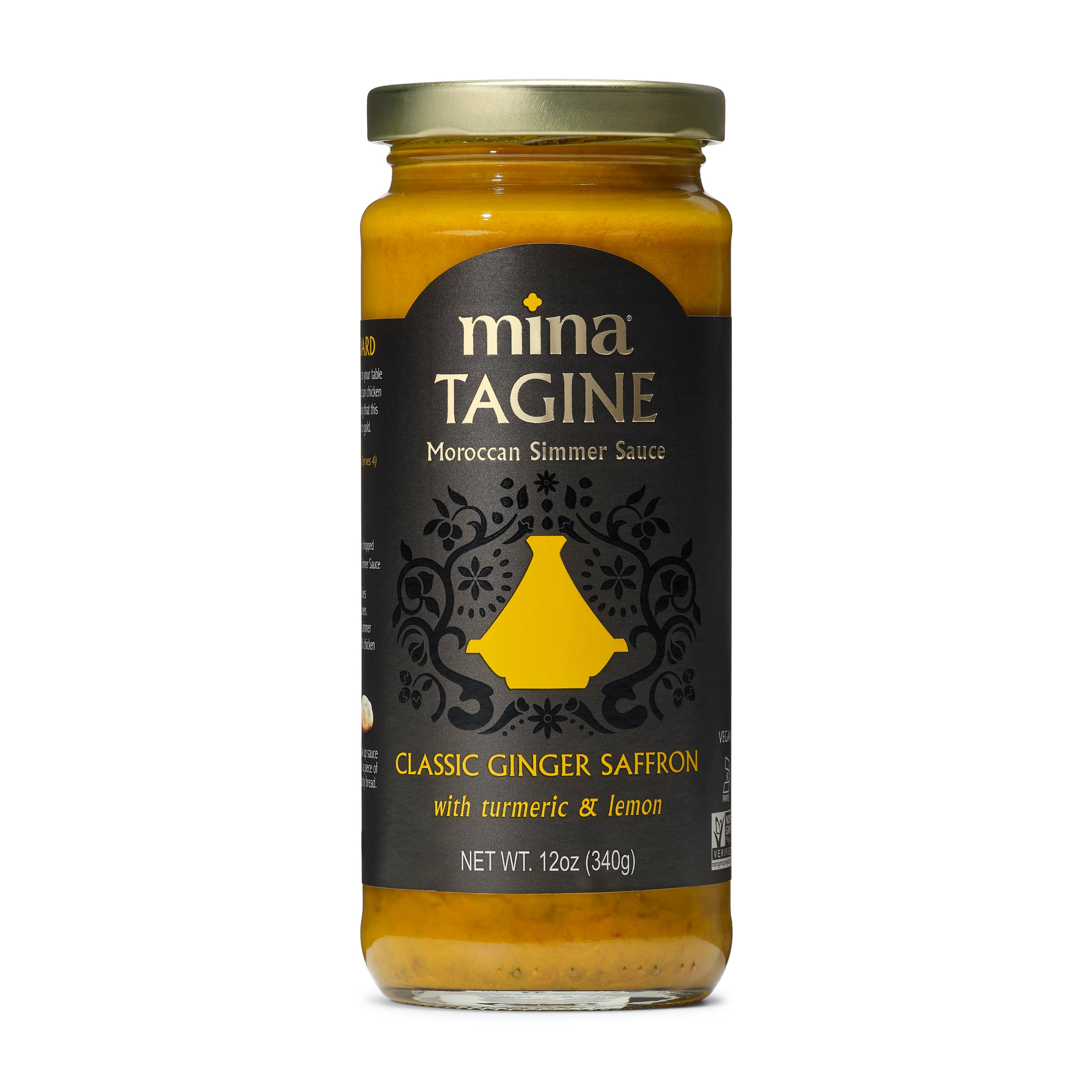 Premium Classic Ginger Saffron Simmer Sauce - Authentic Indian Cooking Sauce for Curry, Rice & Meat Dishes - Perfect for Home Chefs & Dinner Parties