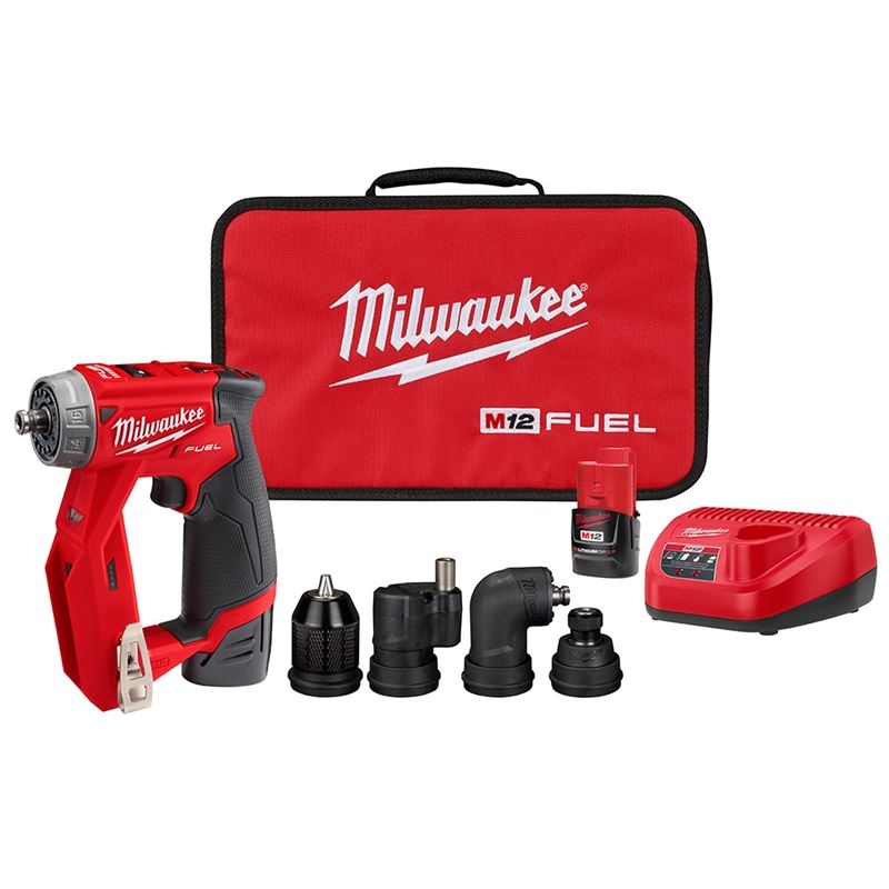 M12 FUEL 12V Brushless Cordless Drill/Driver Kit with Lithium-Ion Battery - Powerful Installation Tool for Construction, Woodworking & DIY Projects