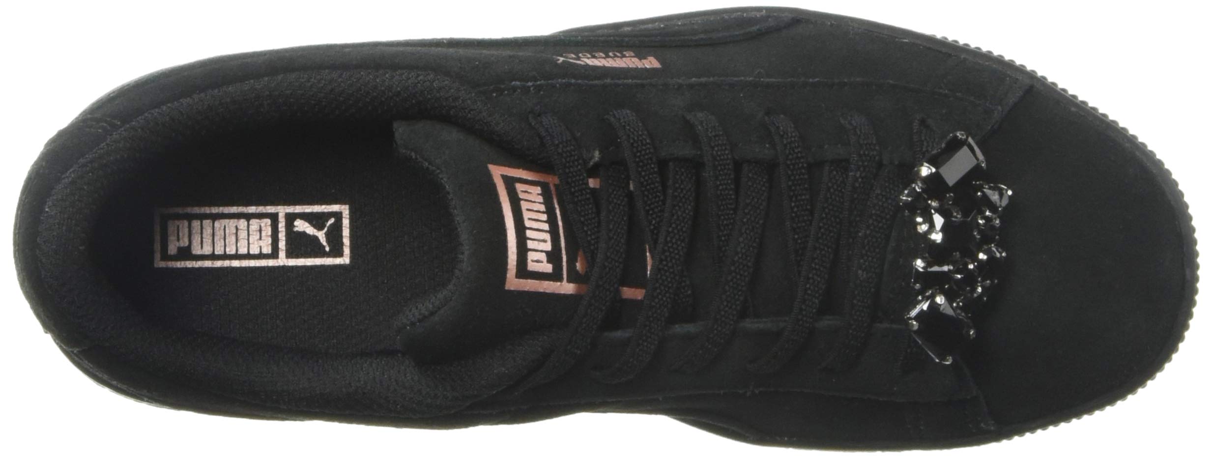 PUMA Unisex Kids Suede Jewel Sneakers - Lightweight Casual Shoes for Boys & Girls - Perfect for School, Playground & Everyday Wear