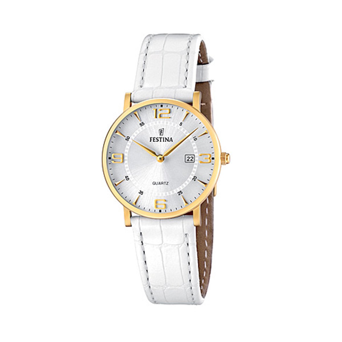 Festina Ladies Watch F16479/3 - Elegant Stainless Steel Analog Quartz Wristwatch with Date Display, Water Resistant for Women | Perfect for Office, Party & Everyday Wear