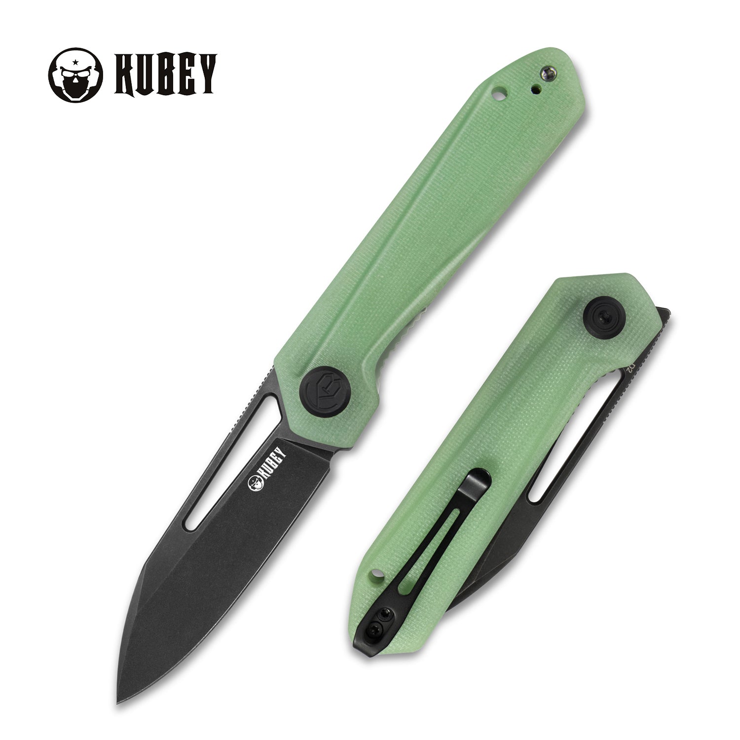 Royal Nest Liner Lock EDC Pocket Knife - Jade G10 Handle, 2.99