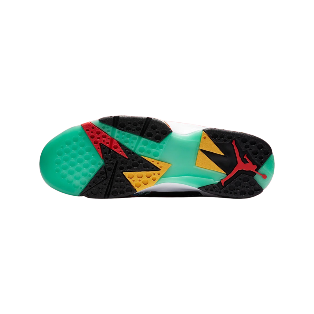 Air Jordan 7 Retro Sneakers - Greater China White/Chile Red/Black/Metallic Gold Colorway - Men's Basketball Shoes for Court Play & Streetwear Fashion