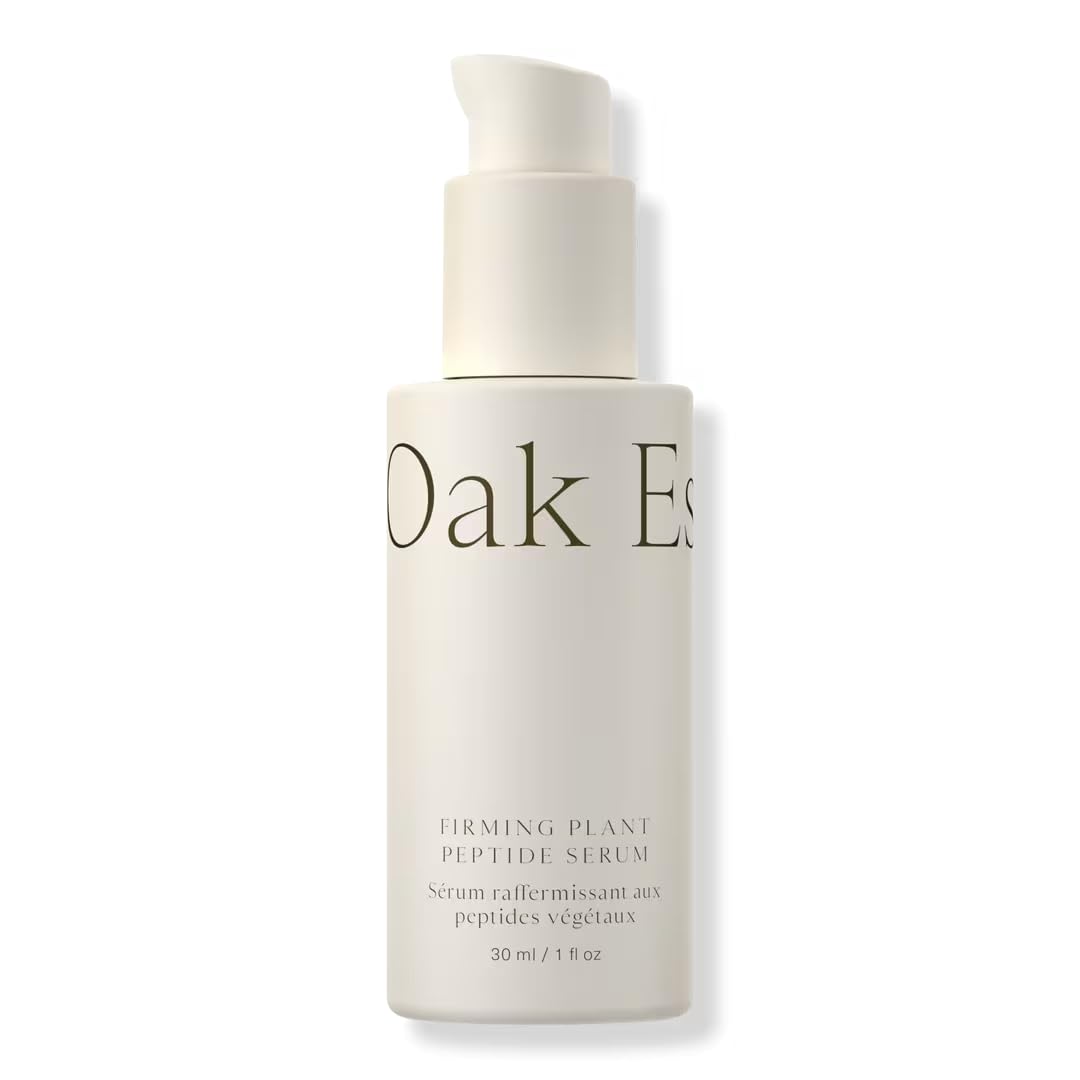 Oak Essentials Firming Plant Peptide Serum - 1 oz Anti-Aging Face Serum for Wrinkles & Fine Lines | Hydrating & Lifting Facial Treatment for Day & Night Use