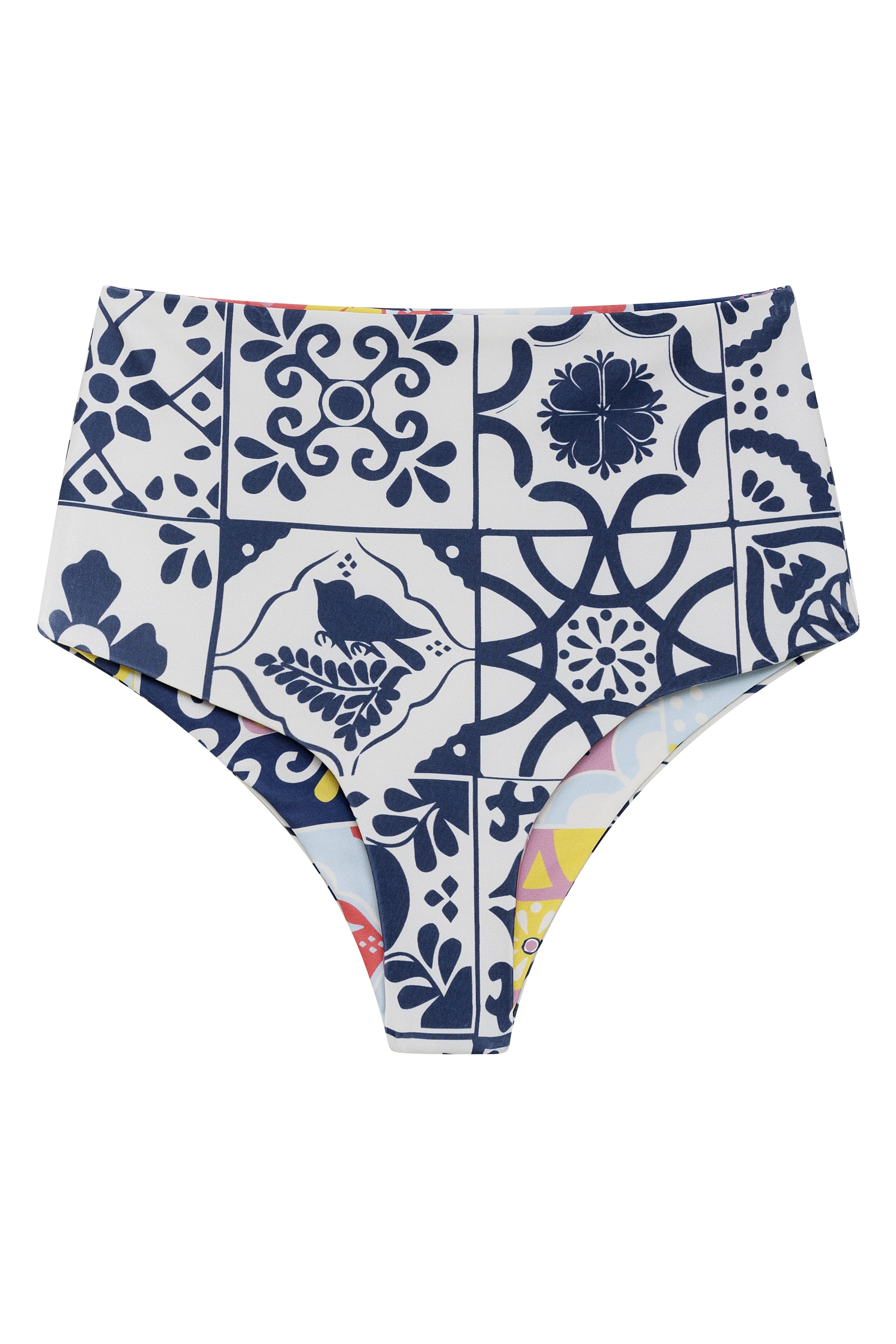 Nina Reversible Bikini Bottom - High Waisted Swimwear for Women | Perfect for Beach, Pool & Summer Vacations