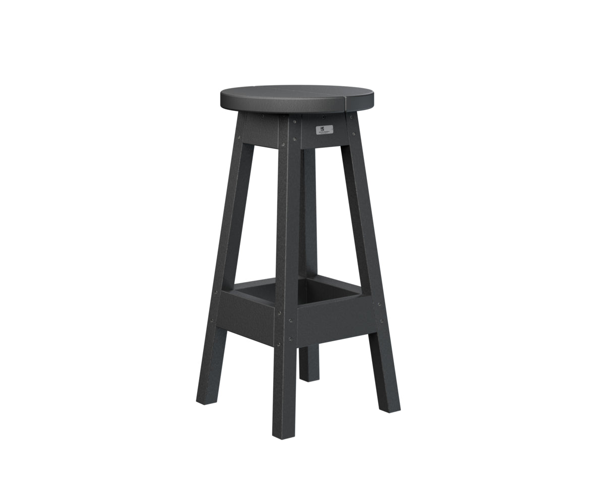 Berlin Gardens Outdoor Bar Stool - Weather-Resistant Patio Bar Height Stool for Backyard, Deck & Poolside - Perfect for Outdoor Dining, Entertaining & Relaxation