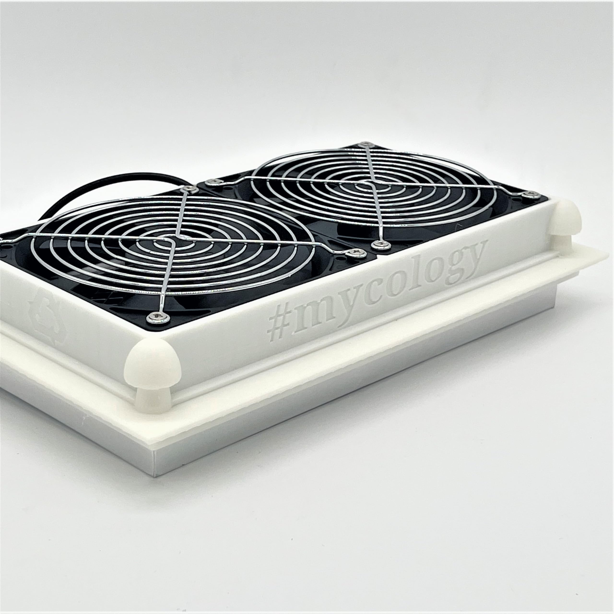 Portable DIY Laminar Flow Hood Air Box for Mushroom Cultivation & Mycology - White | Sterile Workstation for Home Lab, Mushroom Growing, and Scientific Experiments