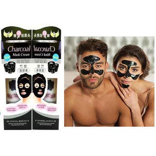 Deep Cleansing Charcoal Blackhead Mask Cream - Purifying Face Mask for Excess Dirt & Oil Removal, Blackhead Remover (2-Pack) | Perfect for Acne-Prone Skin & Daily Skincare Routine