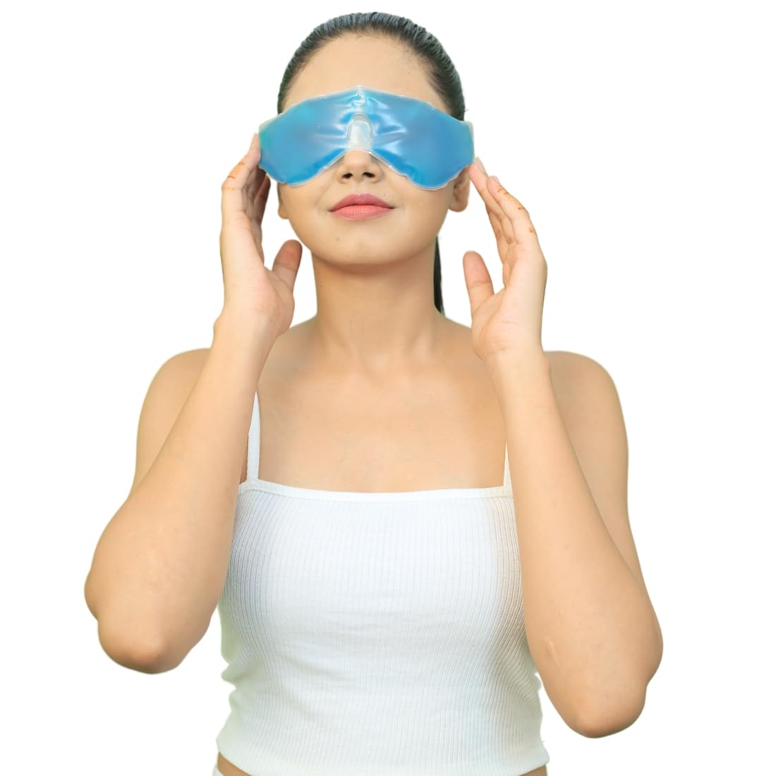 Bos Medicare Surgical Cool Gel Eye Mask - Ice Cooling Sleeping Mask for Dark Circles & Fatigue Relief - Reusable Eye Patches for Puffy Eyes & Eye Care - Perfect for Travel, Work & Relaxation