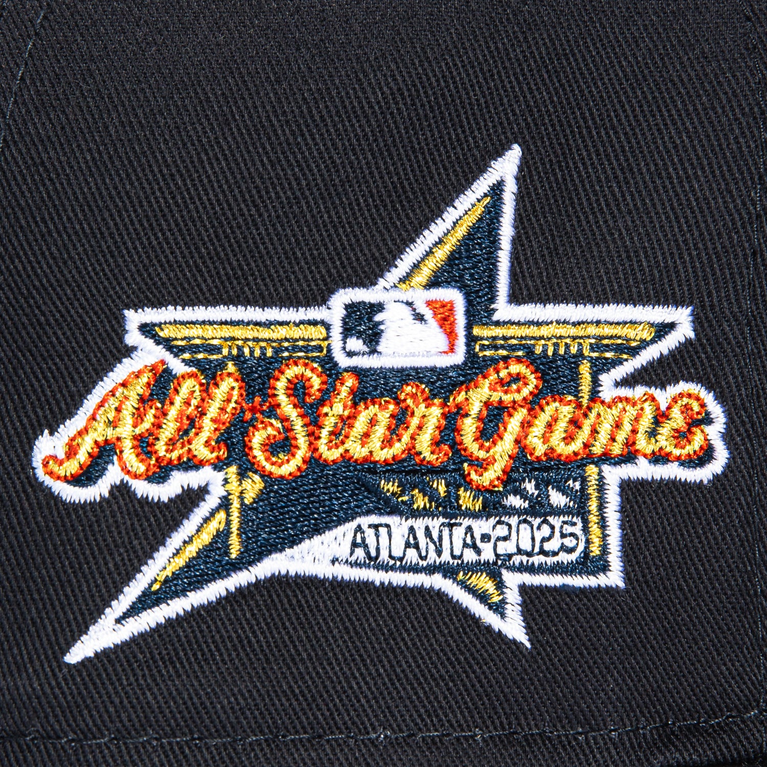 New Era 9Forty A-Frame Atlanta Braves 2025 All-Star Game Patch Snapback Hat - Navy & Khaki | MLB Baseball Cap for Men & Women | Game Day, Streetwear Fashion