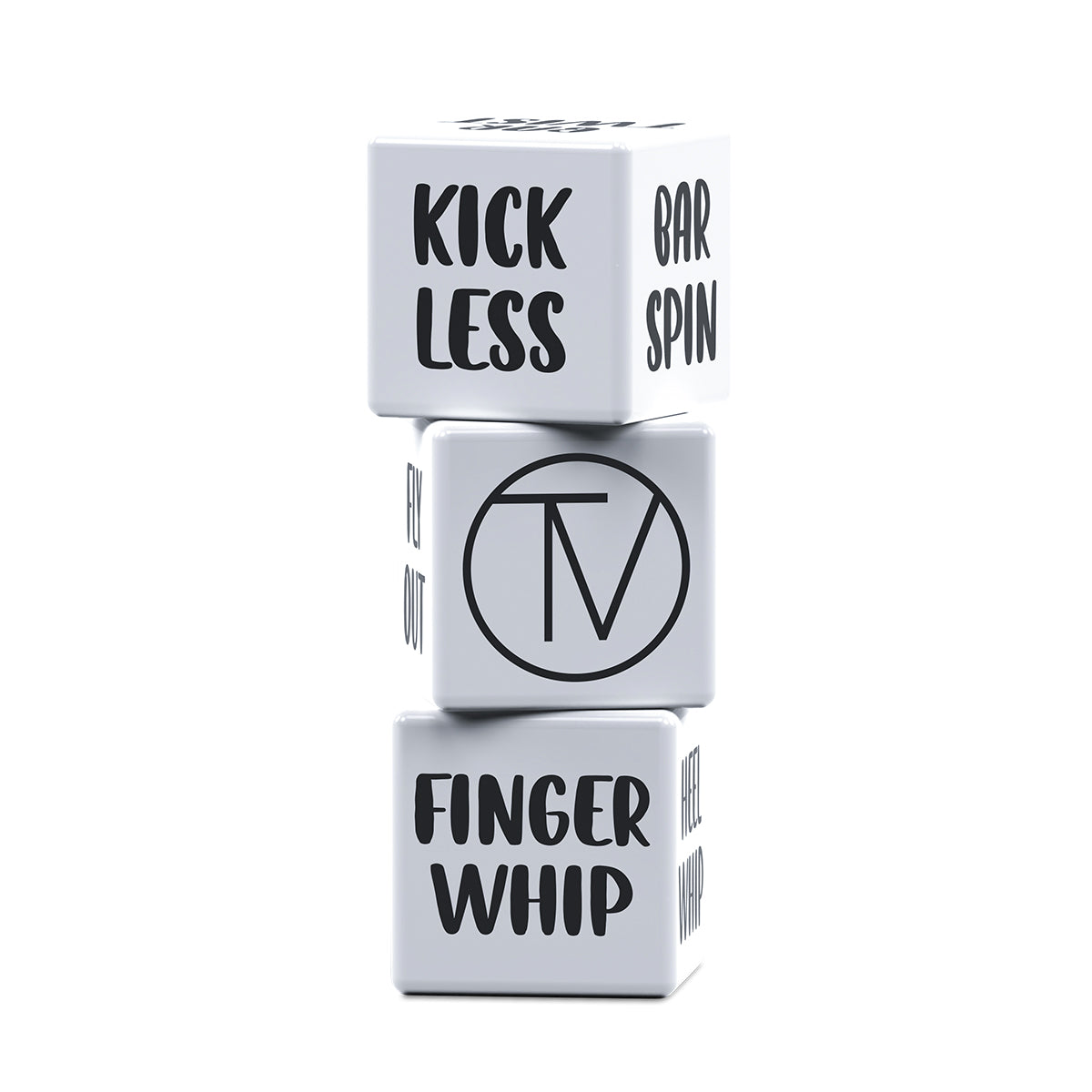 TV Trick Dice Set - Fun Magic Dice for Games & Parties - Perfect for Family Game Nights & Bar Tricks