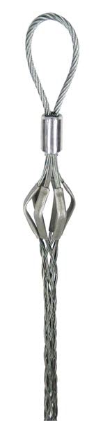 E-Grip Utility Pulling Grip - Standard Flexible Eye T-Type Cable Grip for .62 - .74 Diameter - Ideal for Electrical and Network Cable Installation