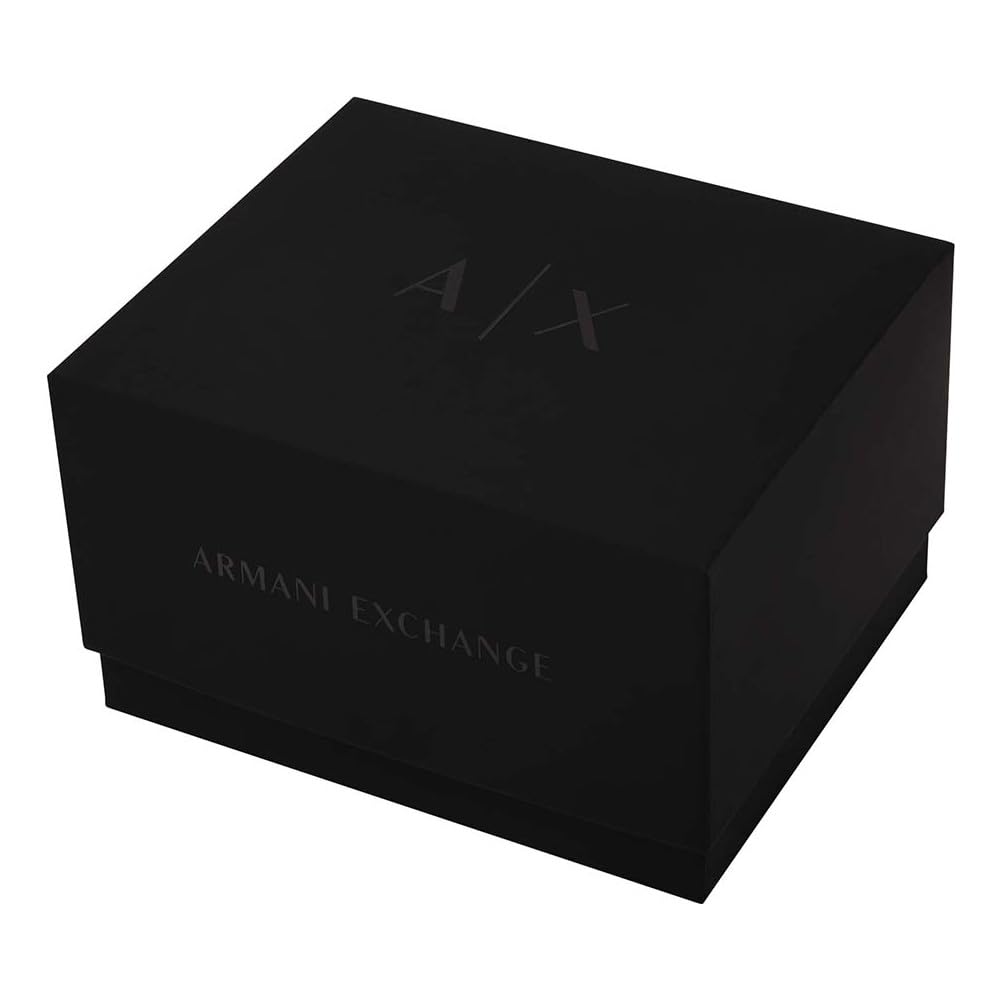 Armani Exchange Women's Watch AX7145SET - 36mm Rose Gold Stainless Steel Case & Bracelet, Quartz Movement with Three Hands | Perfect for Office, Date Night & Special Occasions