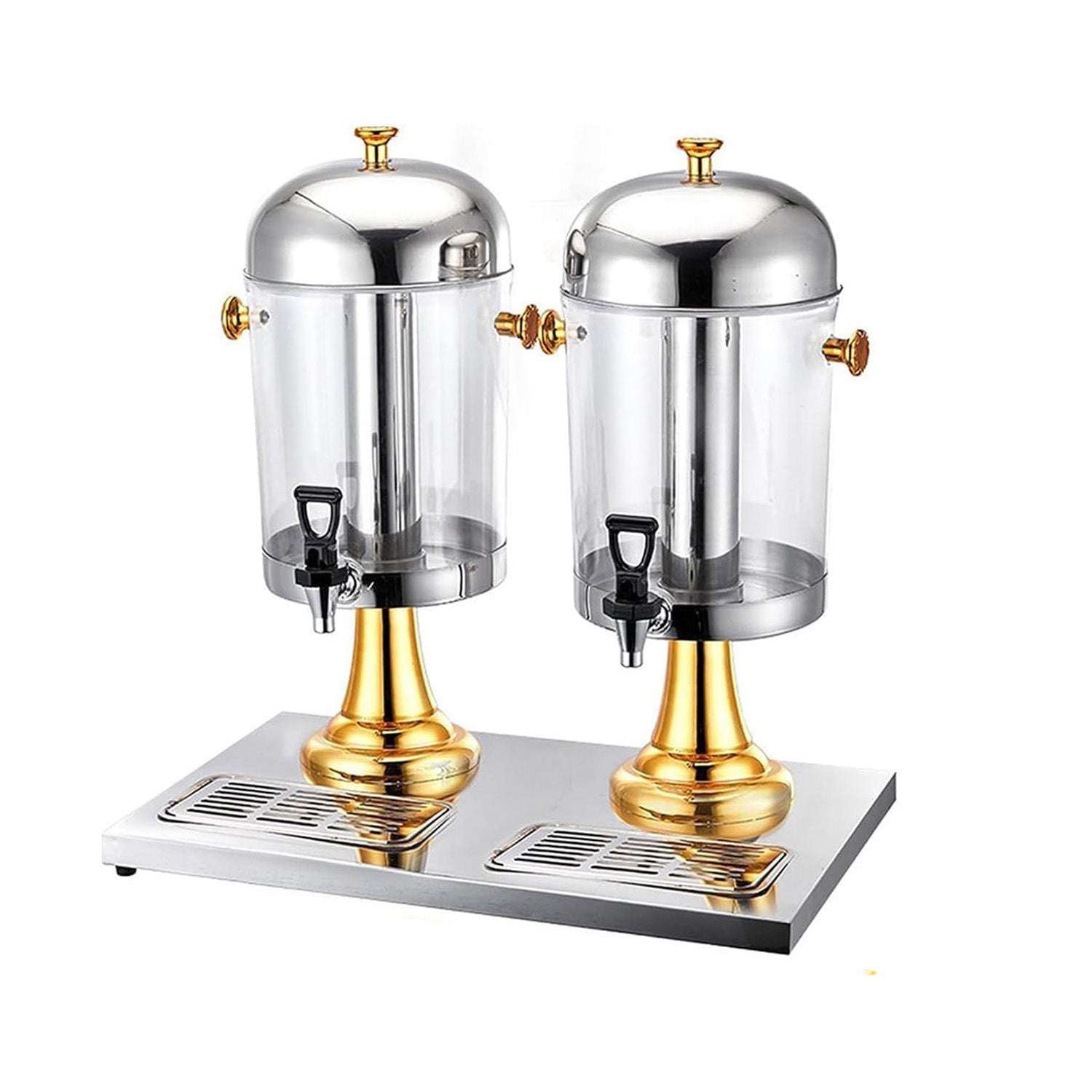 16L Commercial Restaurant Buffet Beverage Dispenser - Stainless Steel Juice Drink Container with Spigot for Parties, Catering & Events
