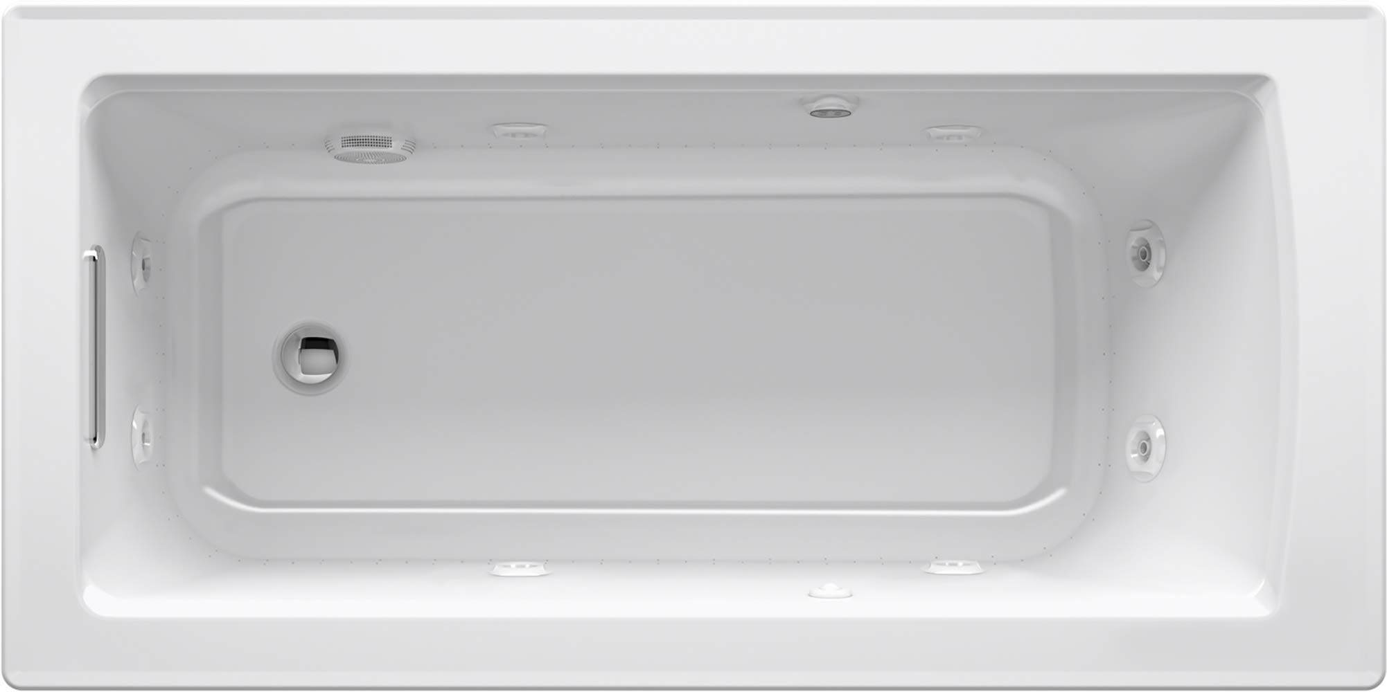 Kohler K-1947-XHGH-7 Archer Freestanding Bathtub in Matte Black - Modern Soaking Tub for Luxury Bathrooms & Spa Retreats
