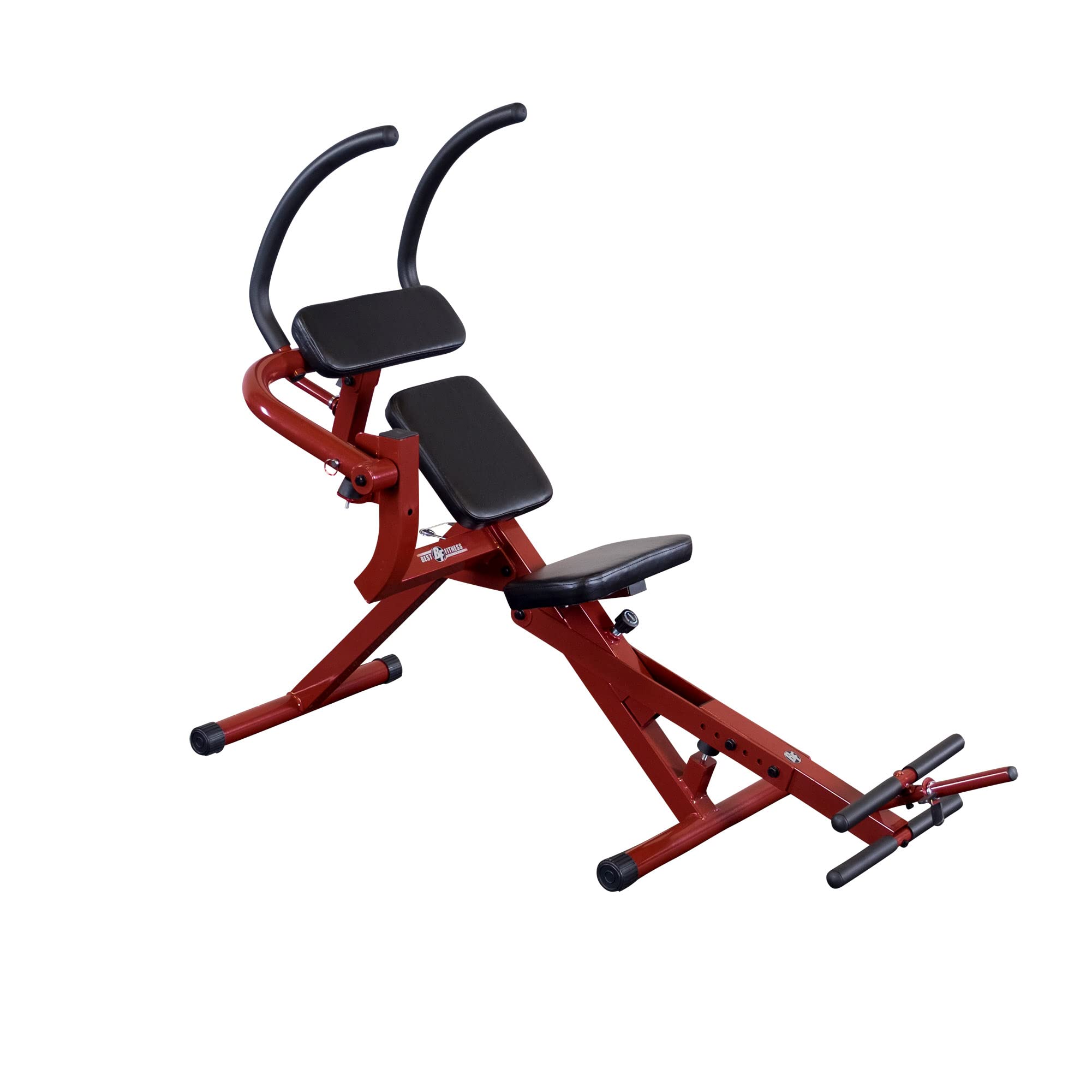 Best Semi Recumbent Ab Crunch Bench BFAB20B - Home Gym Equipment for Lower & Upper Abdominal Workout - Adjustable Strength Training Machine for Core Exercises - Perfect for Small Spaces & Home Fitness Routines