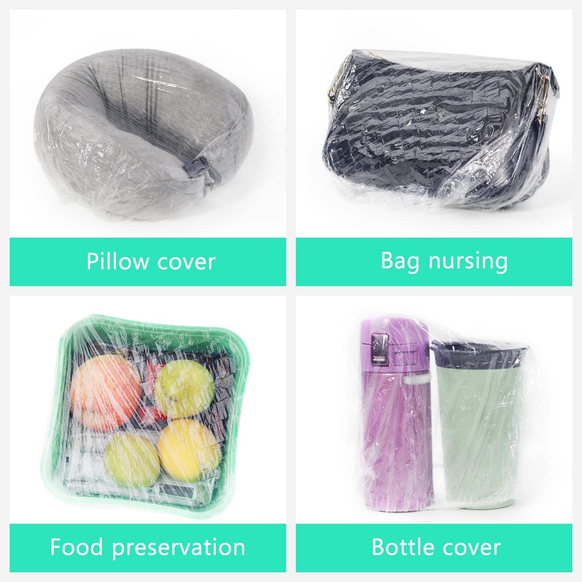**Ekan Disposable Shower Caps - Waterproof Clear Elastic Bath Hair Caps for Women & Men - Extra Large for Thick & Long Hair - Travel, Spa, Salon & Home Use (20 Pack)**    **Usage Scenarios:** Perfect for travel, spa treatments, salon visits, swimming, or daily home hair care to protect hairstyles from water and humidity.