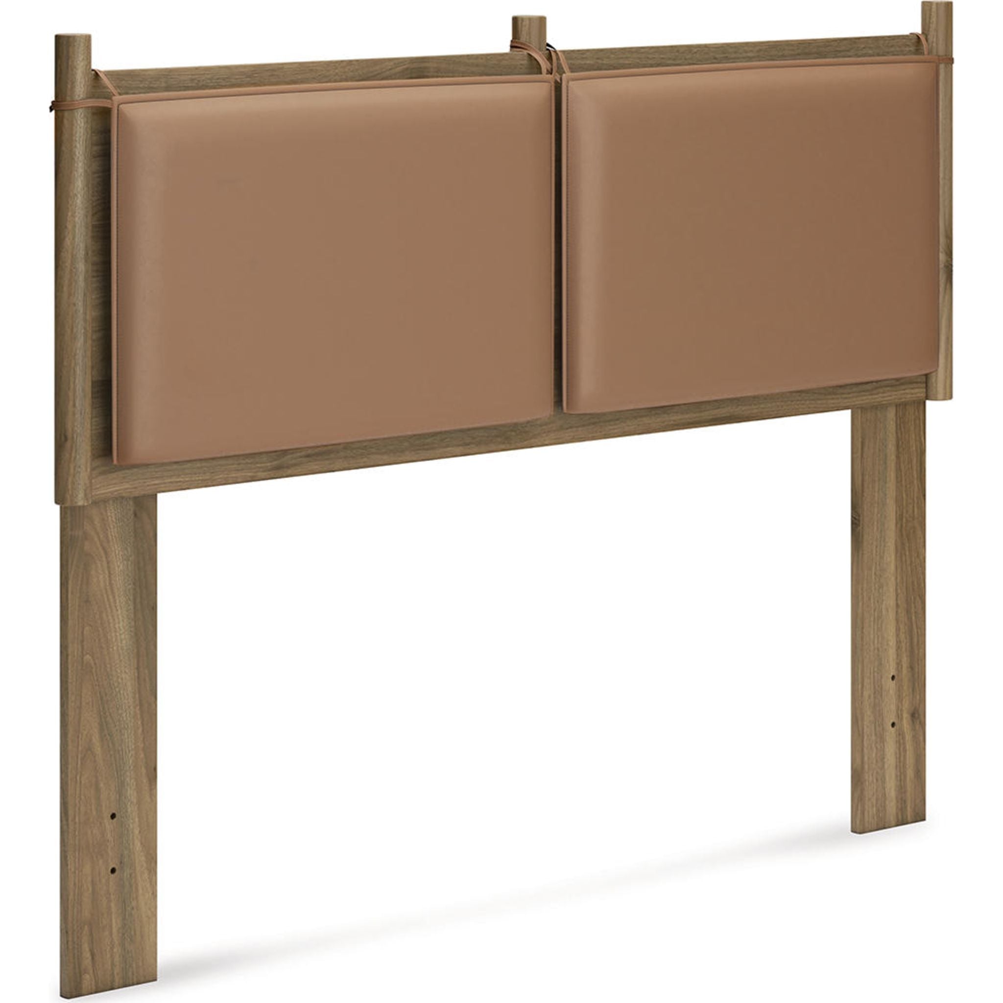 Aprilyn Full Platform Bed Frame - Solid Wood, Honey Finish - Queen Size Bed with Sturdy Slat Support for Modern & Minimalist Bedrooms