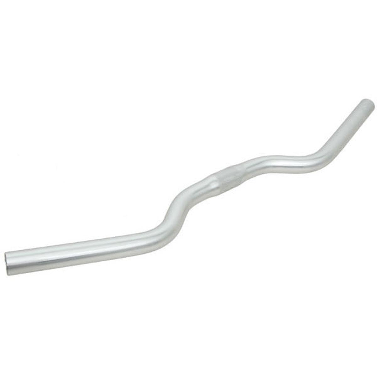 Nitto B206AA 25.4mm Silver Bicycle Handlebar Sweep Bar - Perfect for Mountain Biking, Road Cycling & Commuting