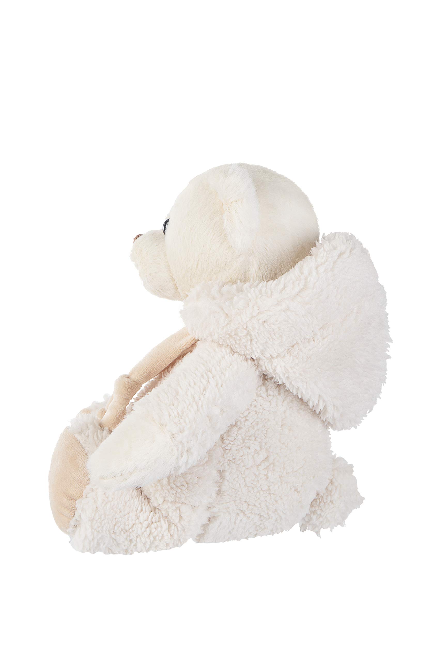 11-inch Dilly Dudu Teddy Bear Plush with Hoodie - Soft Stuffed Animal Toy, Cute Cream Plushie Gift for Kids, Birthday & Christmas Present - Perfect for Cuddling, Nursery Decor, and Playtime