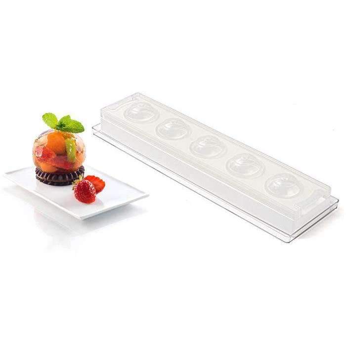 Silikomart™ 48mm (1.9 Inch) Sphere Silicone Mold for Baking - Perfect for Chocolate, Candy, Ice Cubes & DIY Crafts