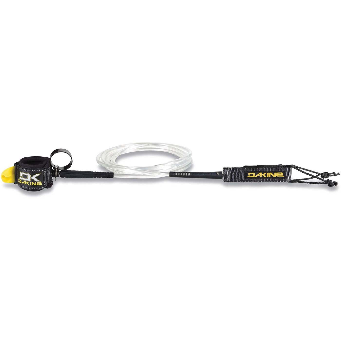 Dakine Peahi 12ft X 7/16 Surfboard Leash with Easy Clip Clear - Heavy Duty Surf Leash for Big Wave Surfing, Paddleboarding, and Water Sports