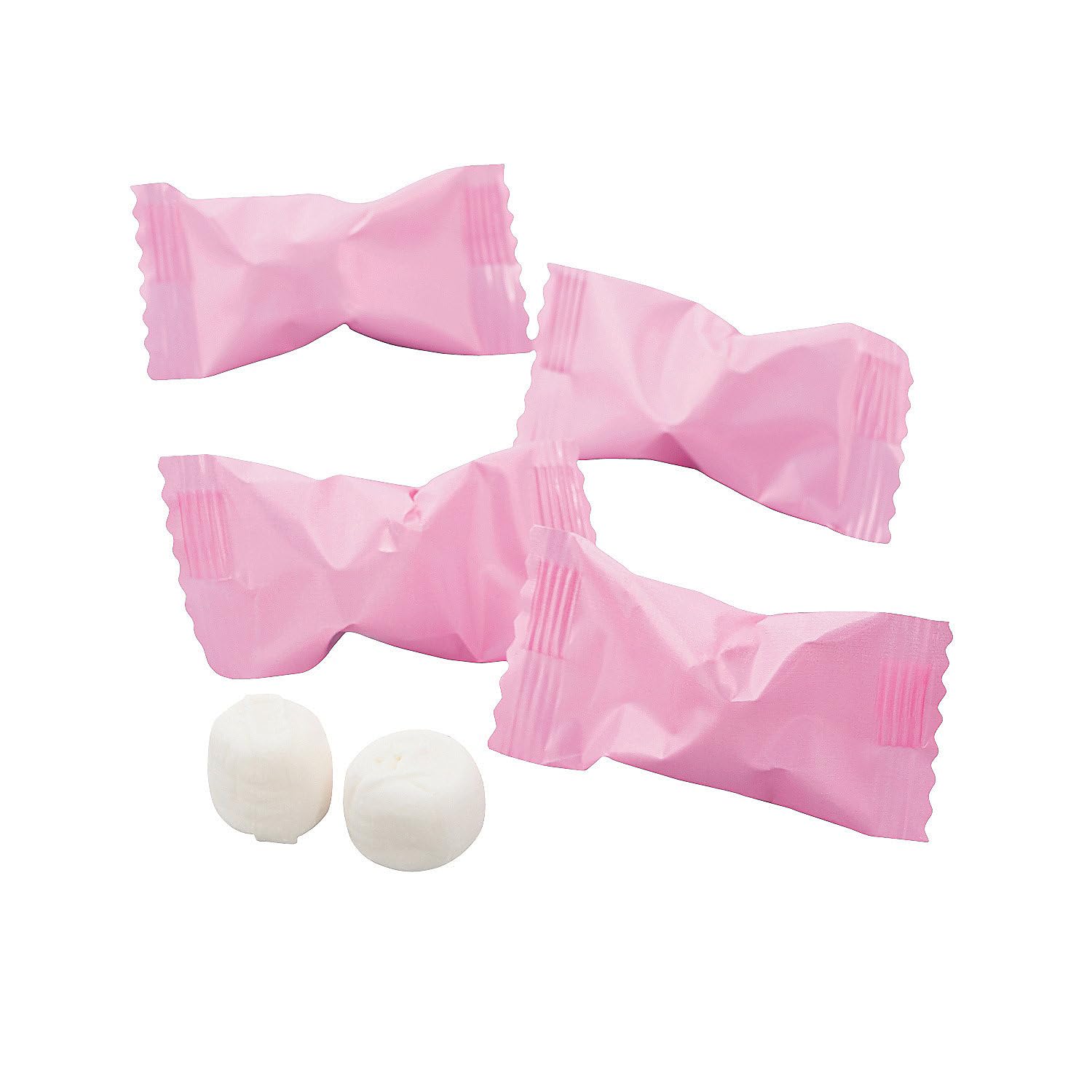 Classic Buttermint Candy - Bulk Pack of 104 Individually Wrapped Mints | Perfect for Parties, Weddings, Corporate Events & Gift Baskets | Pink Pastel Candies for Dessert Tables & Candy Buffets