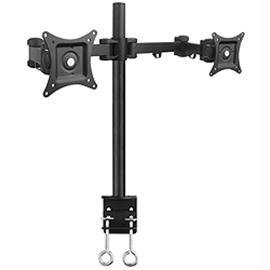 SIIG Articulating Dual Monitor Mount for 10-26 Inch Screens - Adjustable VESA Stand with Brown Box | Perfect for Home Office, Gaming Setup & Workspace Ergonomics