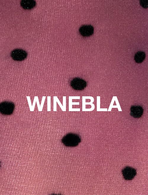 2b. Wine With Black Polka Dot