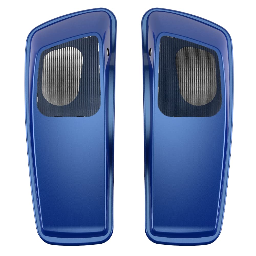 Color Matched 6X9 Saddlebag Speaker Lids for 2014+ Harley Davidson Touring Bikes - Perfect for Upgrading Audio & Customizing Motorcycle Storage