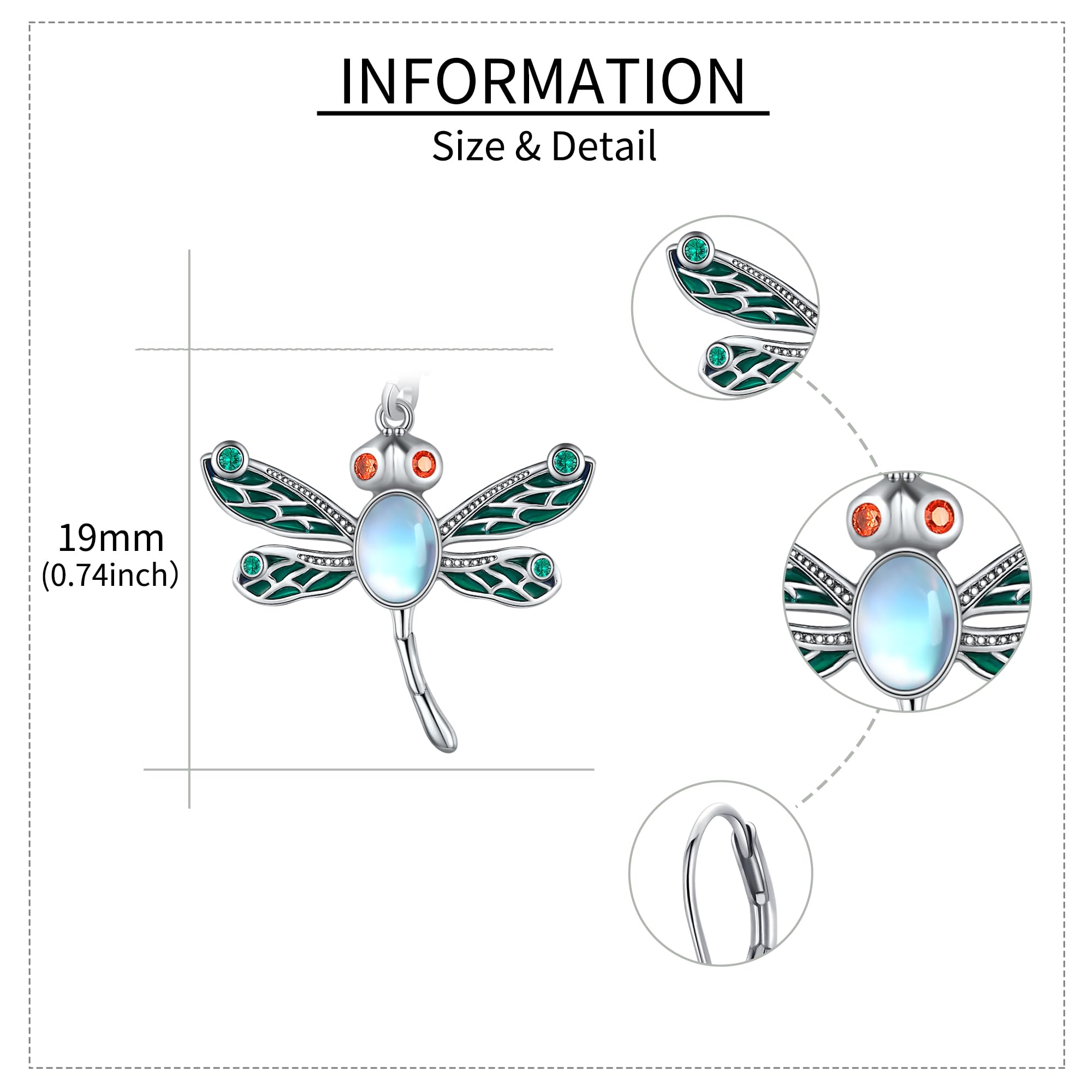925 Sterling Silver Dragonfly Dangle Earrings for Women | Elegant Dragonfly Jewelry Gift Set for Birthday, Christmas & Special Occasions | Perfect for Casual Wear, Parties & Everyday Fashion