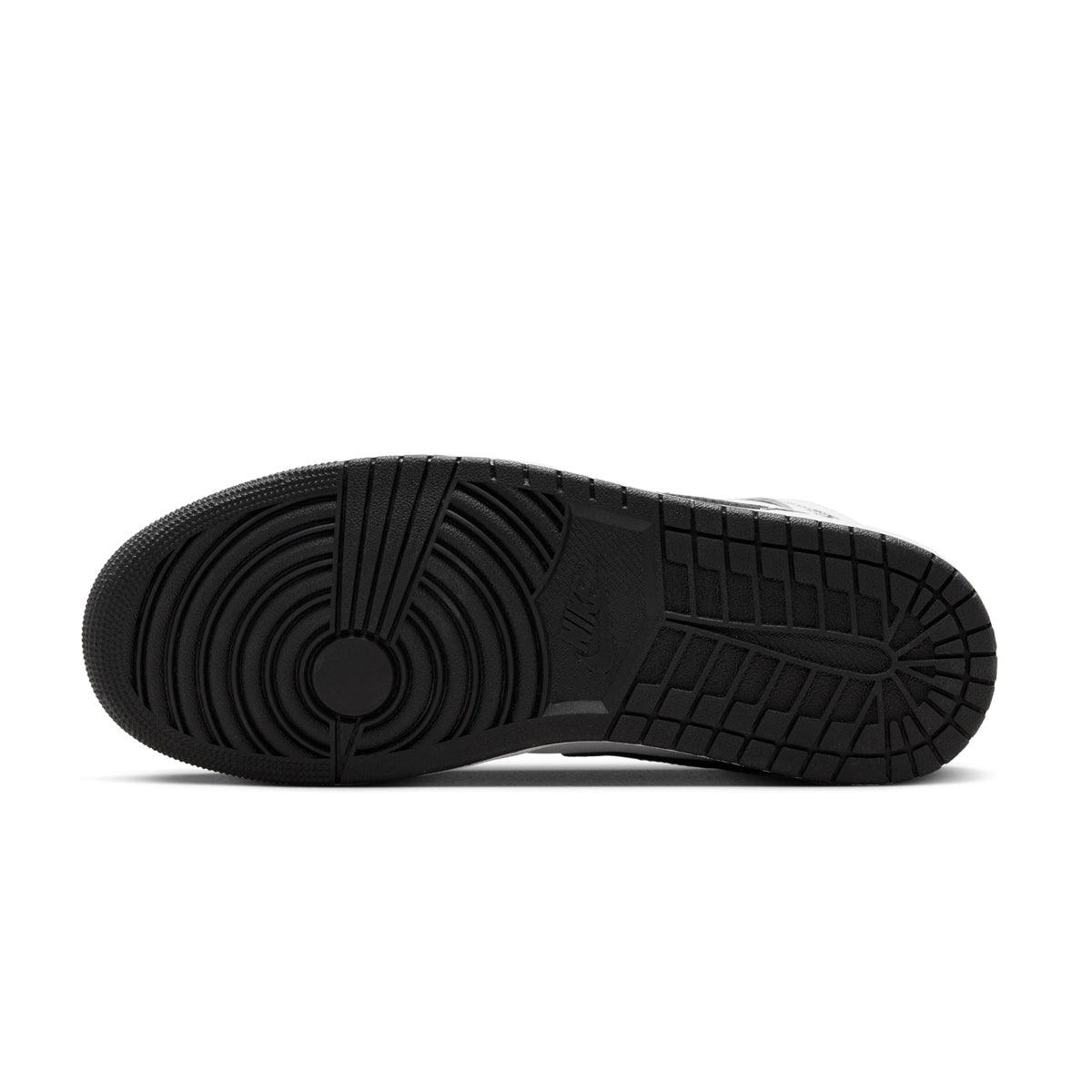 Air Jordan 1 Mid Sneakers - White & Black Basketball Shoes for Men | Comfortable Athletic Shoes for Casual Wear, Street Style & Gym Workouts