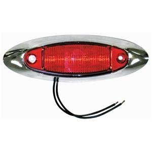 Peterson Manufacturing V178XR Red Clearance Light Kit - Heavy Duty Truck & Trailer Safety Lights for Night Driving & Road Visibility
