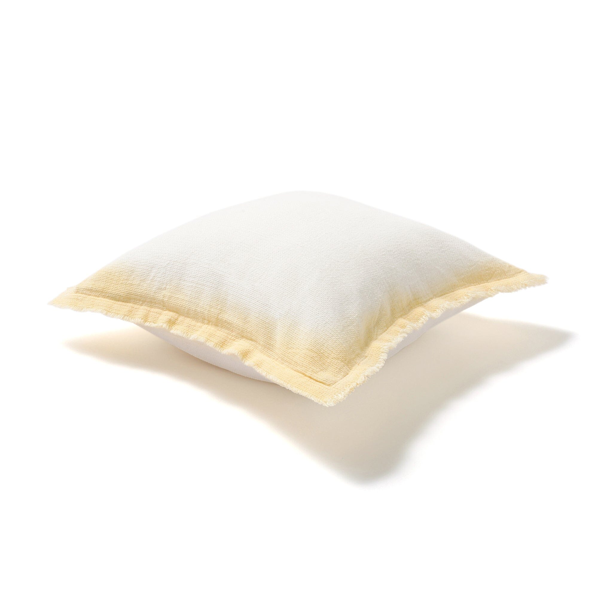 Gardation Fringe Cushion Cover 18x18 Inches Yellow - Bohemian Home Decor for Sofa, Bed & Living Room