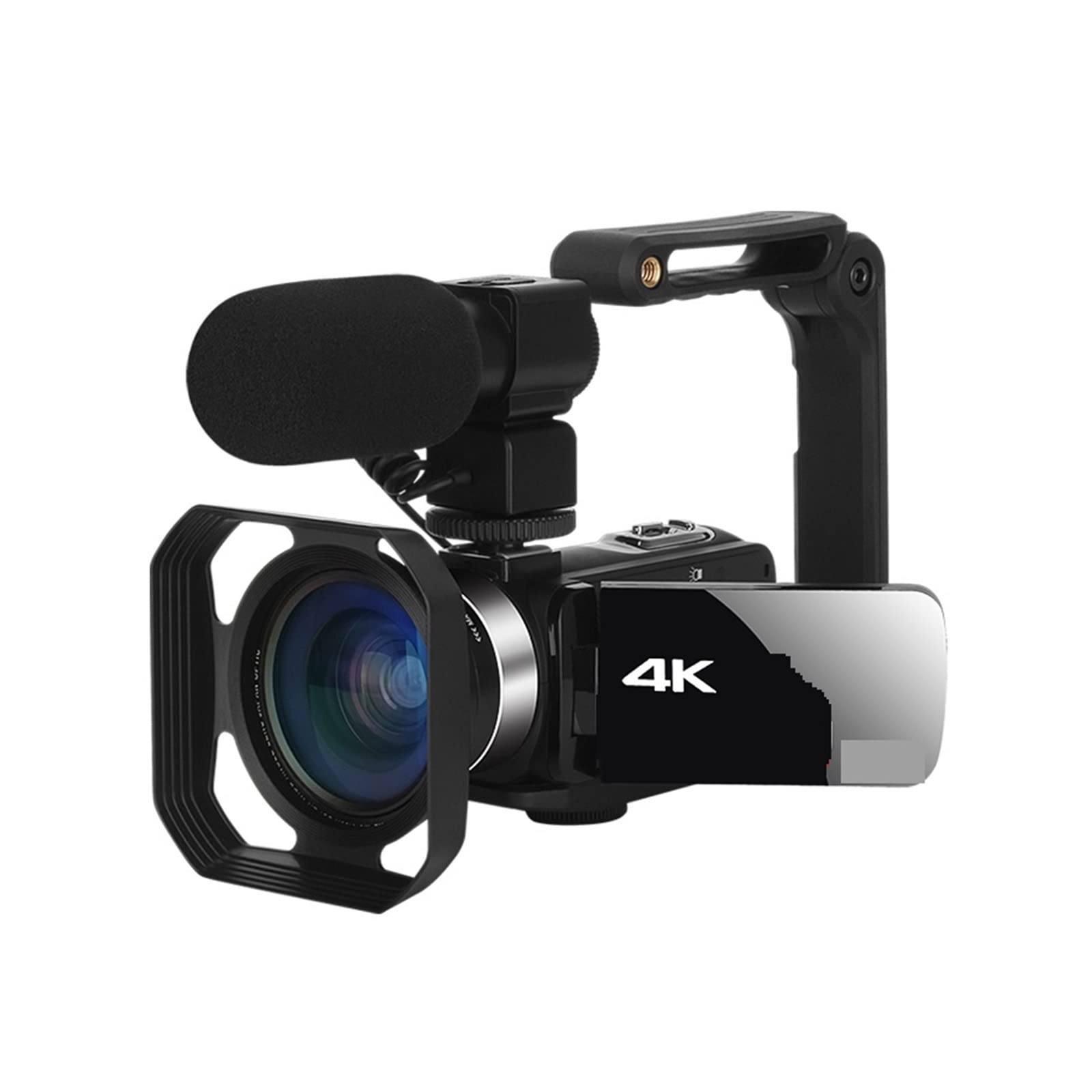 BODORME 4K UHD Digital Camera with 18X Zoom & 48MP - Professional Vlogging Camcorder, Webcam, Time Lapse Video Recorder with Built-in Mic (No SD Card Included) - Perfect for YouTube, Live Streaming & Travel Videography