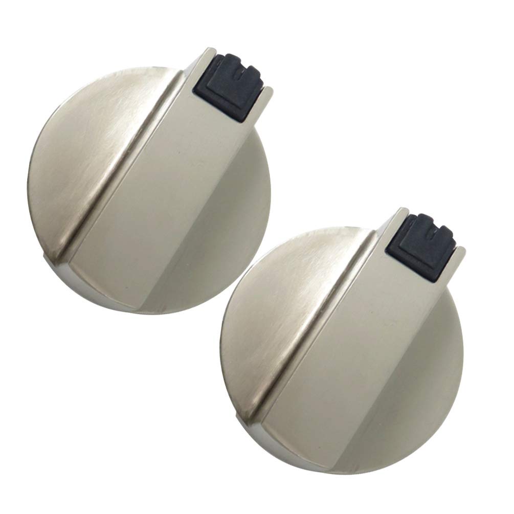 **Hemoton 2-Pack Zinc Alloy Gas Stove Knobs - Durable Oven Control Knobs for Gas Cooktops, Stove Burners & Kitchen Appliances - Perfect for Replacement & Home Cooking**