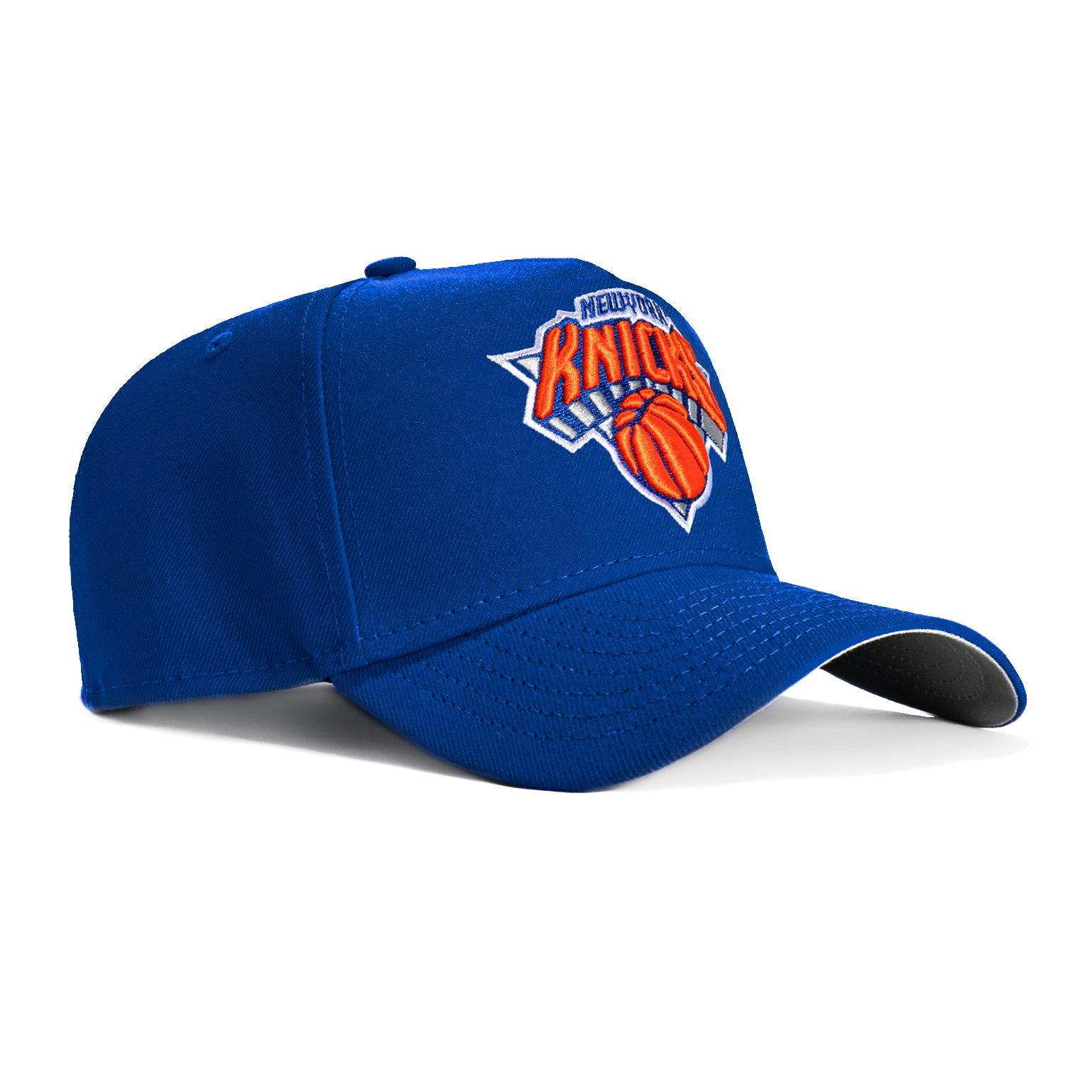 New Era 9Forty A-Frame New York Knicks Adjustable Snapback Hat - Royal Blue | Official NBA Team Cap for Men & Women | Perfect for Basketball Games, Streetwear & Casual Outfits